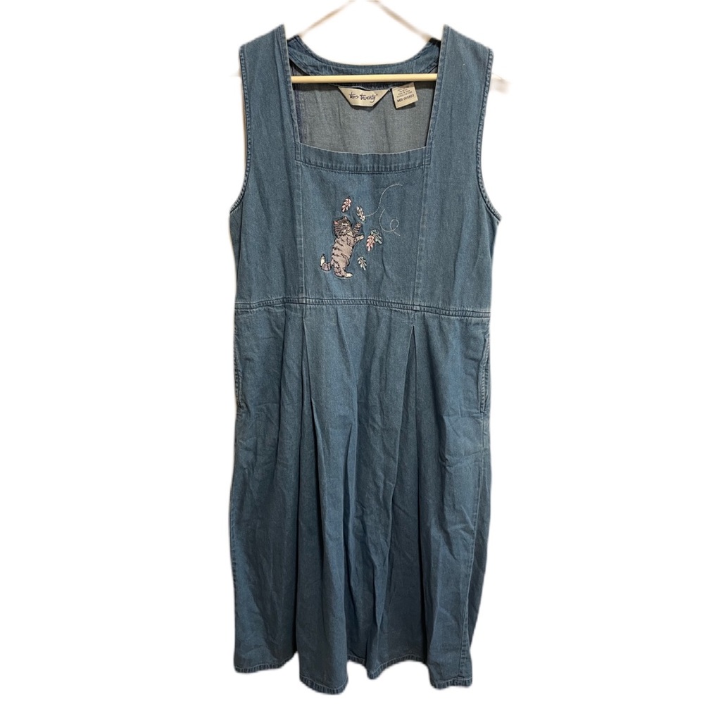 Two Twenty Vintage Blue Denim Maxi Dress